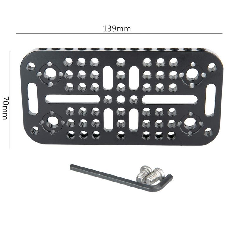 NICEYRIG Camera Cheese Mounting Plate, Universal Top Plate Applicable for URSA Mini 4K, Gimbal Stabilizer, Shoulder Rig System - 031 - Image 4